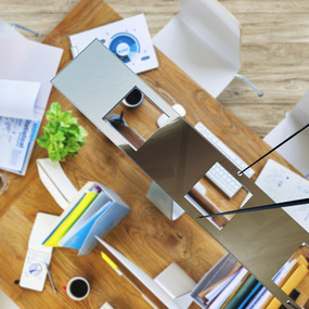 Quadra Up and Down Linear Suspension by Blackjack Lighting