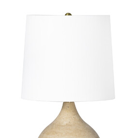 Noa Travertine Table Lamp