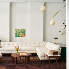 Fiddlehead Cantilever Ceiling Light by Roll & Hill