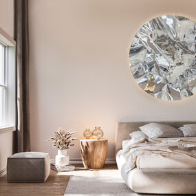 Luster Medallion Wall Light by Ridgely Studio Works