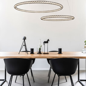 Squiggle Round Pendant