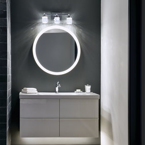 Ryame Round Lighted Mirror