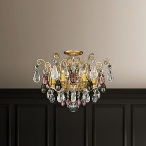 Renaissance Rock Crystal Ceiling Light