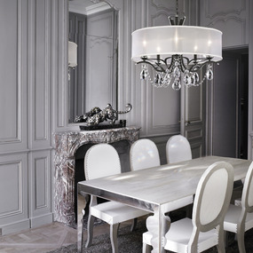 Vesca Shaded Chandelier