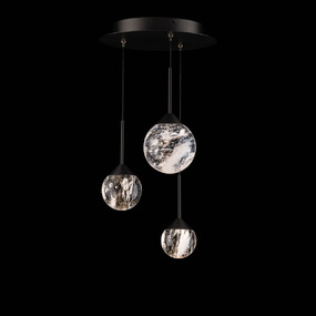 Quest Round Multi Light Color-Select Pendant