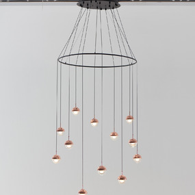 Dora Multi Light Pendant With Ring