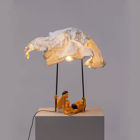 Love is A Verb Lea and Toni Table Lamp