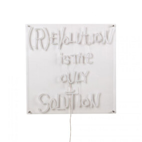 Evolution is the Only Solution Plug-in Wall Sconce
