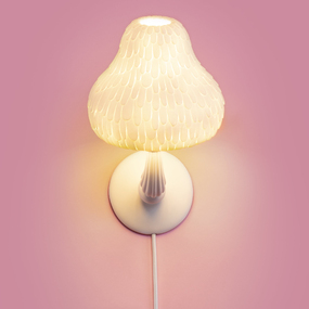 Mushroom Plug in Wall Sconce