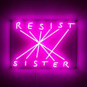 Resist-Sister Plug-in Wall Sconce