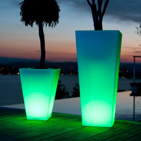 Rumba Portable Bluetooth Indoor / Outdoor LED Flower Pot