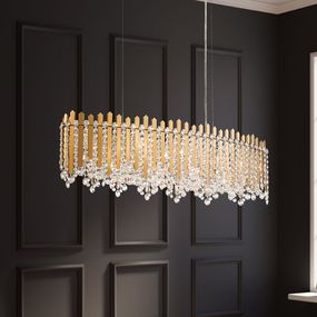 Chatter Linear Oval Pendant