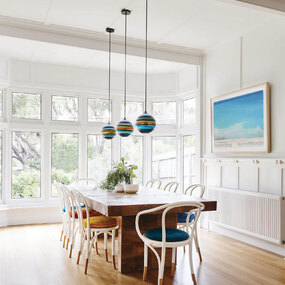 Banded Orb Pendant by Siemon & Salazar