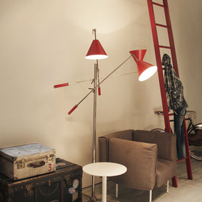 Sinatra Swing Three Arm Floor Lamp