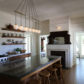 Drape Linear Chandelier by SkLO