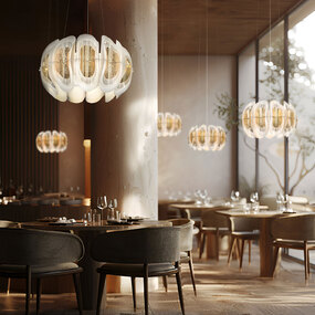 Fiordlys Pendant by Slamp