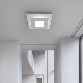 Offset Square Ceiling Light Fixture