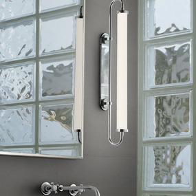 Bauhaus Revisited Rohr Tall Wall Light