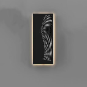 Dotwave Rectangle Outdoor Wall Sconce