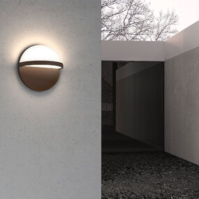 Mezza Vetro Outdoor Wall Sconce