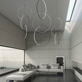 Torc Multi-Ring Pendant by SONNEMAN - A Way of Light