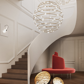 Stchu-Moon Dome Floor Lamp