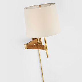 Elle Swing Arm Plug-in / Hardwired Wall Sconce