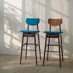 Risom C375 Bar Stool