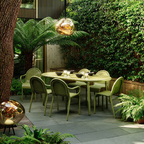 Groove Obround Outdoor Table