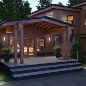 Cosmo Outdoor Wall Light by Visual Comfort Modern