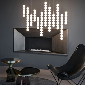 Abacus Linear Multi Light Pendant by Terzani USA