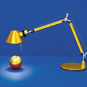 Tolomeo Micro Gold Limited Edition Desk Lamp