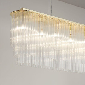 Linear Thin Chandelier