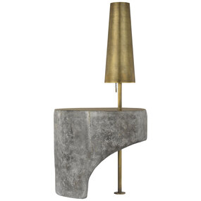 Runia Floor Lamp with Table