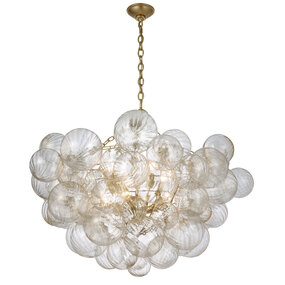 Talia Gold Fleck Chandelier