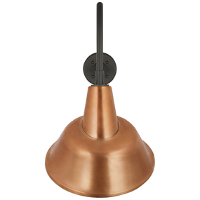 Academy Outdoor Flynn Tilted Bowers Shade Wall Light