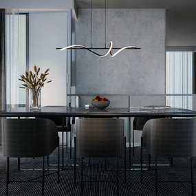 Corkscrew Color-Select Linear Pendant