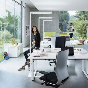Lavigo Direct / Indirect Floor Lamp by Waldmann Lighting