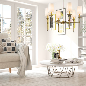 Emily 1 Tier Chandelier by Z-Lite
