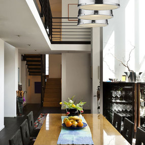 Melange Linear Pendant with Dome Metal Shades by Z-Lite