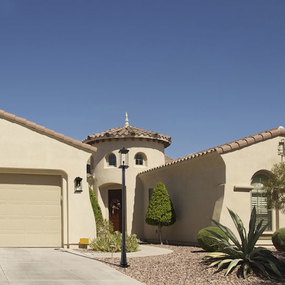 Portland Outdoor Post Light w/Round 7Ft Post/Decorative Base by Z-Lite