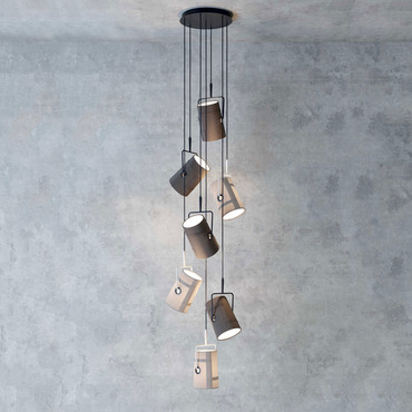Fork Multi Light Pendant | Diesel Living at Lightology Fork Multi Light Pendant