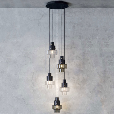 Gask Multi Light Pendant | Diesel Living at Lightology Gask Multi Light Pendant