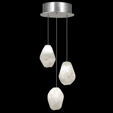 Natural Inspirations Quartz Multi Light Pendant | Fine Art Handcrafted Lighting at Lightology Natural Inspirations Quartz Multi Light Pendant
