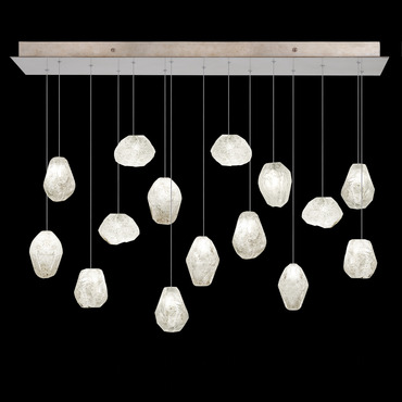 Natural Inspirations Quartz Linear Pendant | Fine Art Handcrafted Lighting at Lightology Natural Inspirations Quartz Linear Pendant