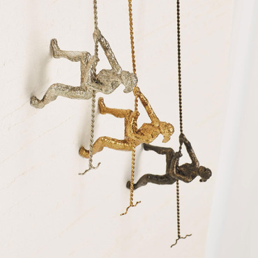 Climbing Woman Wall Mount
