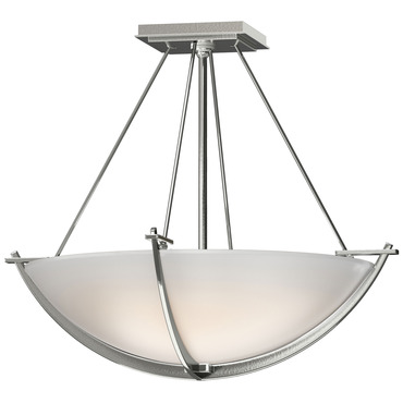 Compass Semi Flush Ceiling Light | Hubbardton Forge at Lightology Compass Semi Flush Ceiling Light