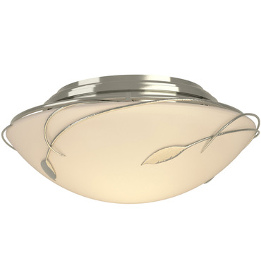 Forged Leaves Ceiling Flush Light | Hubbardton Forge at Lightology Forged Leaves Ceiling Flush Light