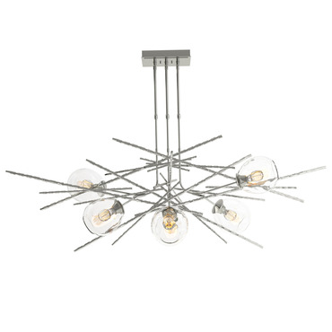 Griffin Linear Chandelier | Hubbardton Forge at Lightology Griffin Linear Chandelier