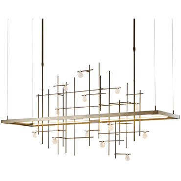 Spring Linear Pendant | Hubbardton Forge at Lightology Spring Linear Pendant